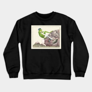 Mighty Mizzling Mouse and the Red Cabbage House Crewneck Sweatshirt